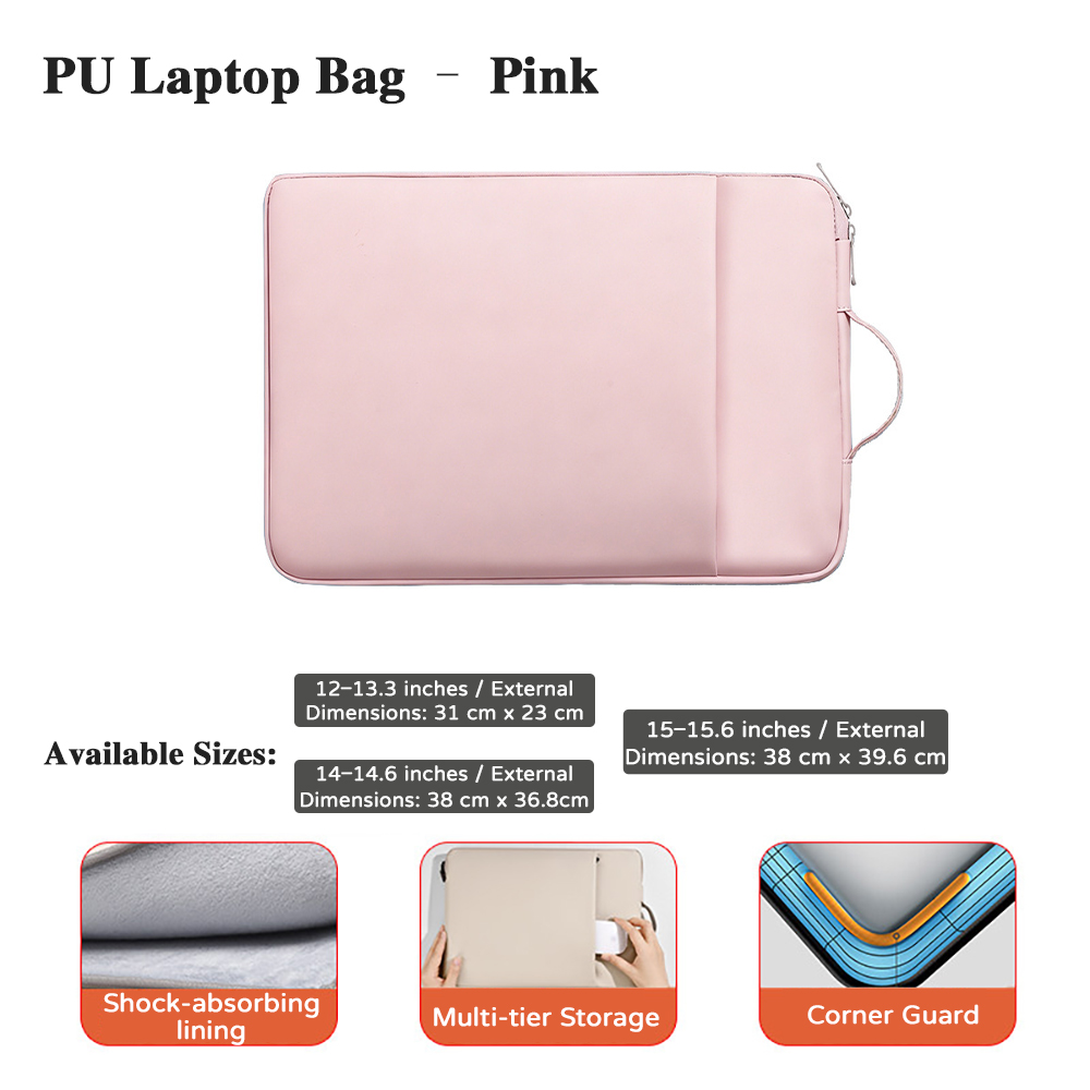 Luxury Bags Tier - Tas Laptop Kulit PU Mewah dengan