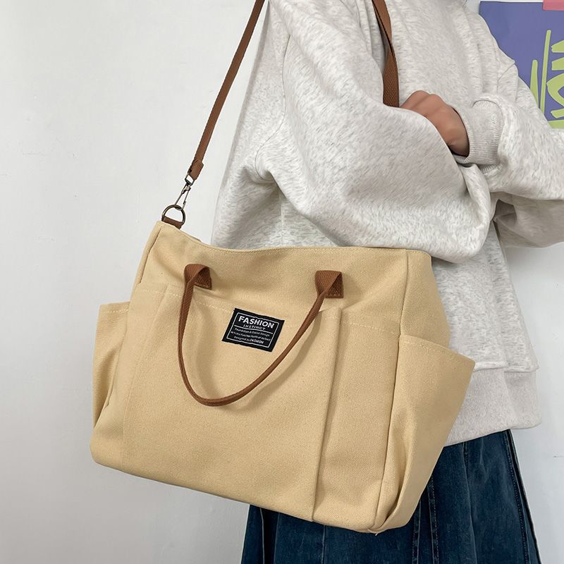 Canvas Tote Designer - Tas Tote Kanvas Besar untuk Wanita,