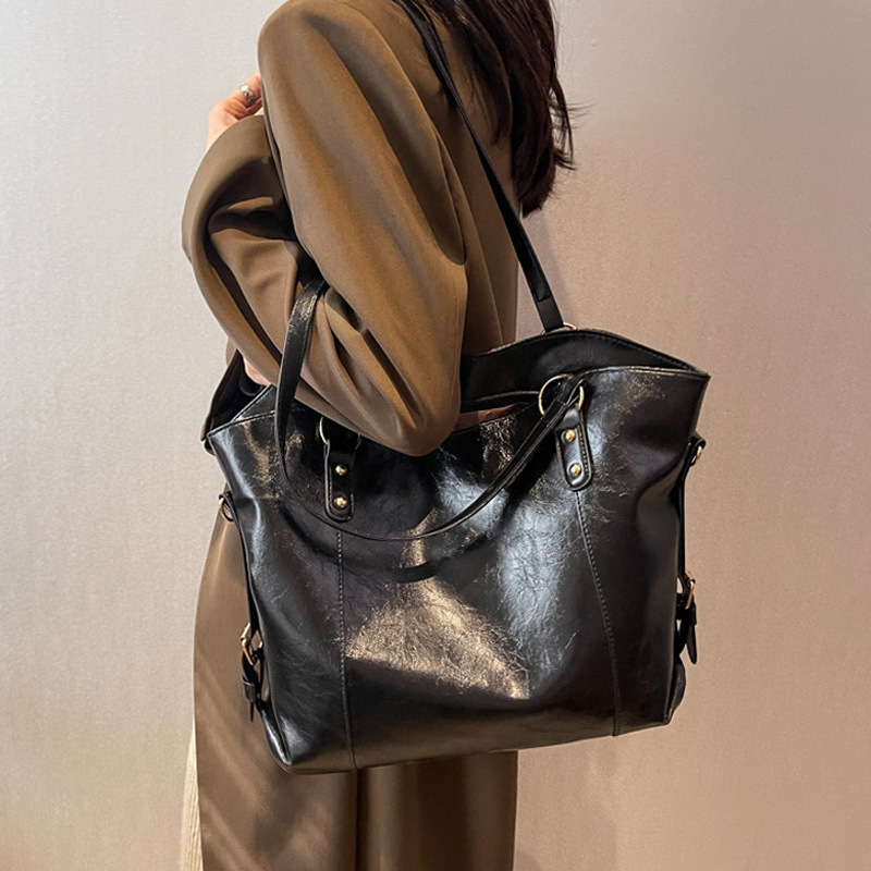 Luxury Bags Vintage - Tas bahu wanita Vintage, tas selempang