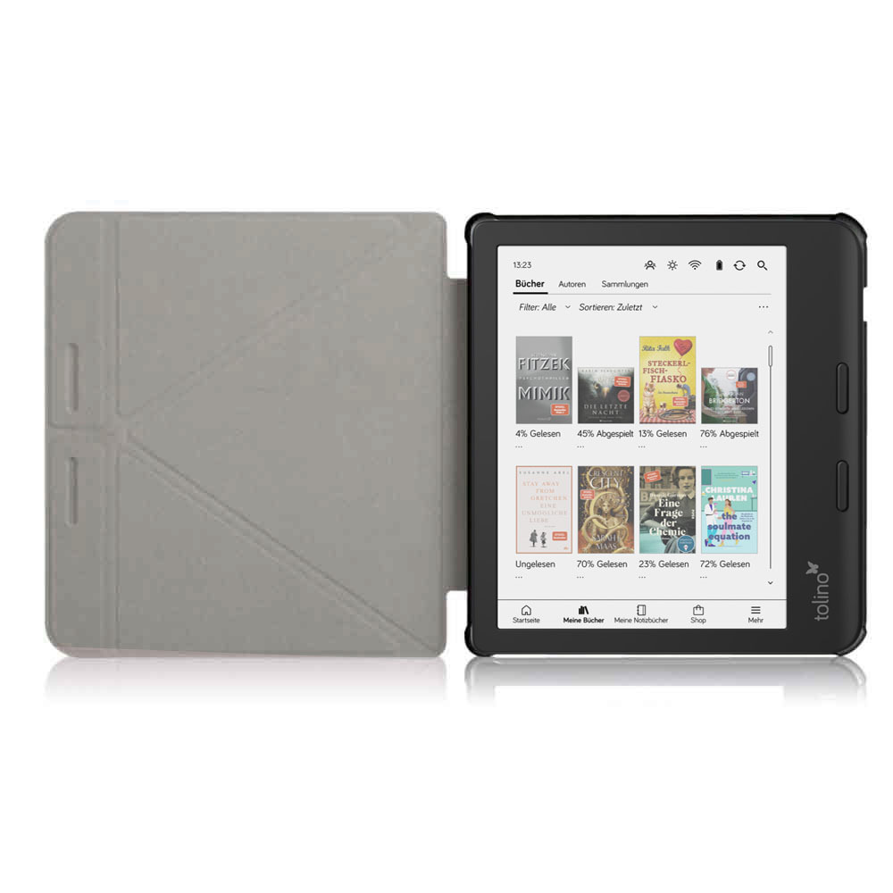 Briefcase Leather Slim - Casing Berdiri untuk e-Book Tolino Vision
