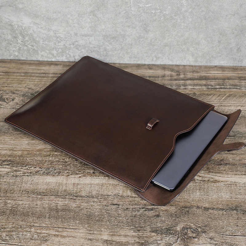 Briefcase Leather Slim - Sarung Laptop Kulit Sapi Asli Vintage
