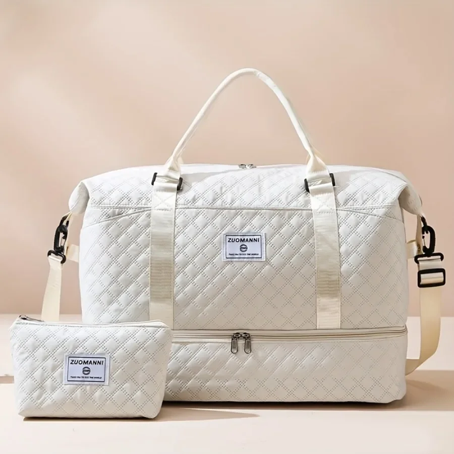 Weekender Bag Duffle - Set 2 Buah Tas Ransel Travel