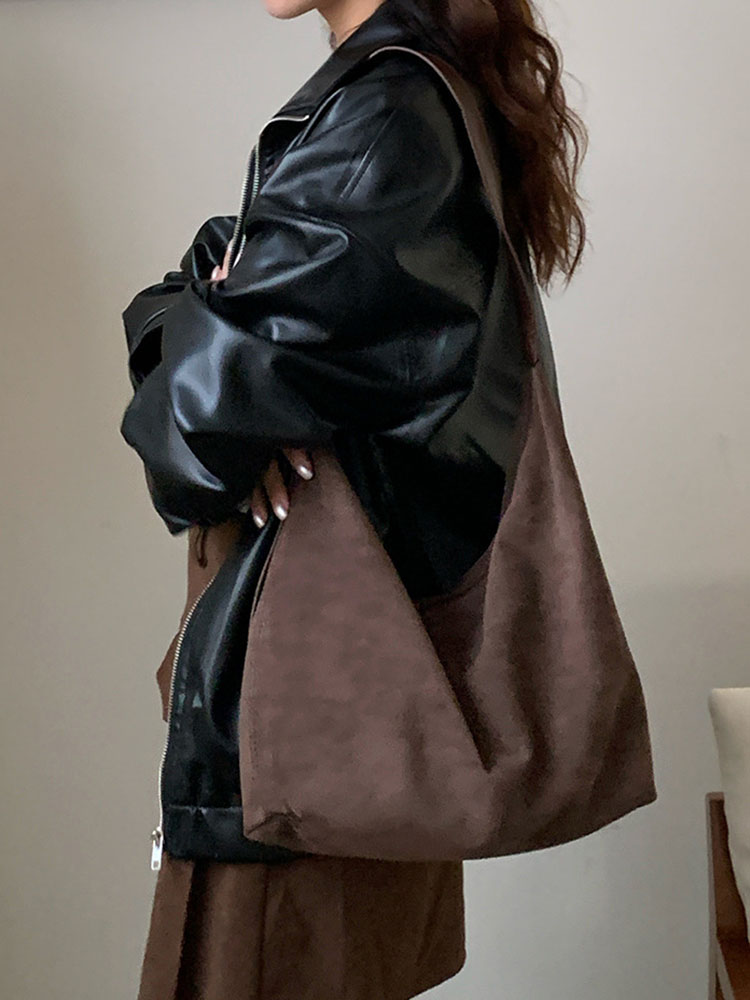 Bucket Bag Suede - Tas Selempang Suede untuk Wanita 2026