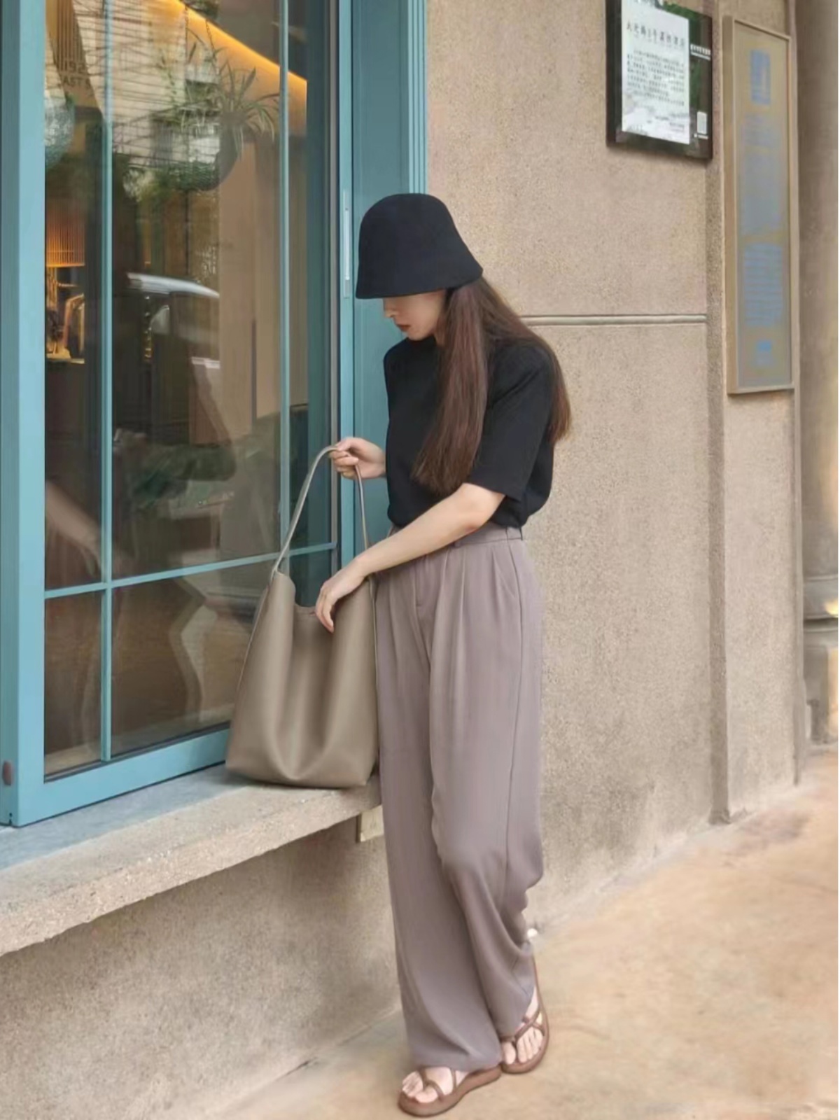 Tas Tote Bucket Gaya Korea Ter - Bucket Bag Suede ulasan dan harga