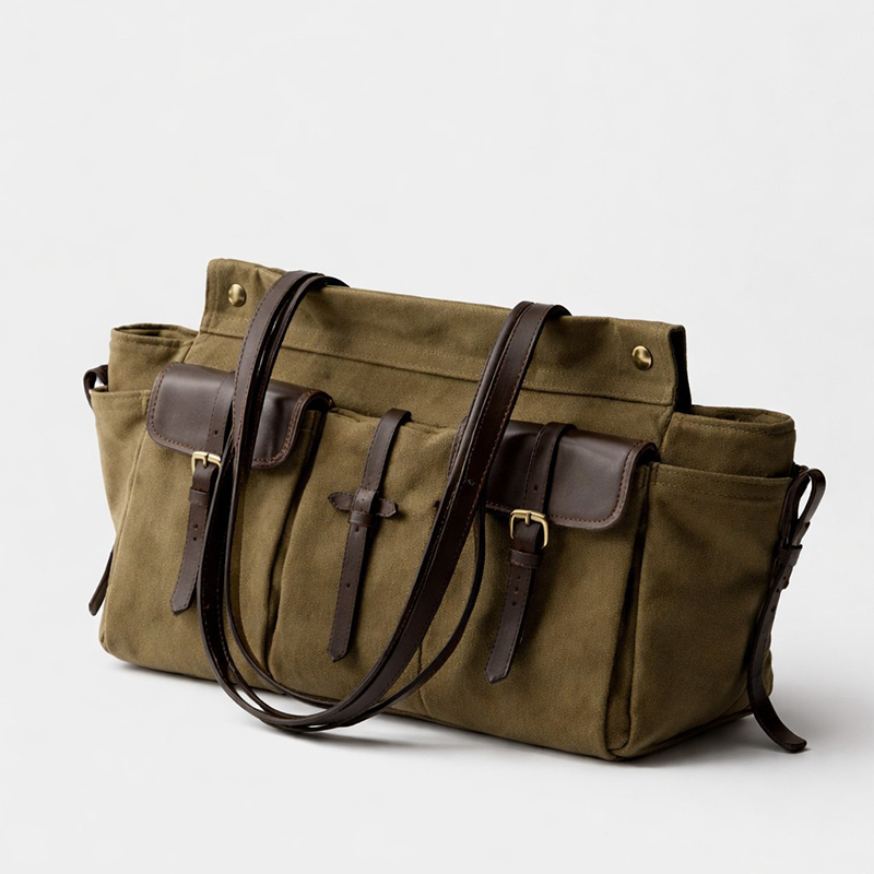 Tas Tote Kulit Kanvas Mewah Mu - Canvas Tote Designer ulasan dan harga