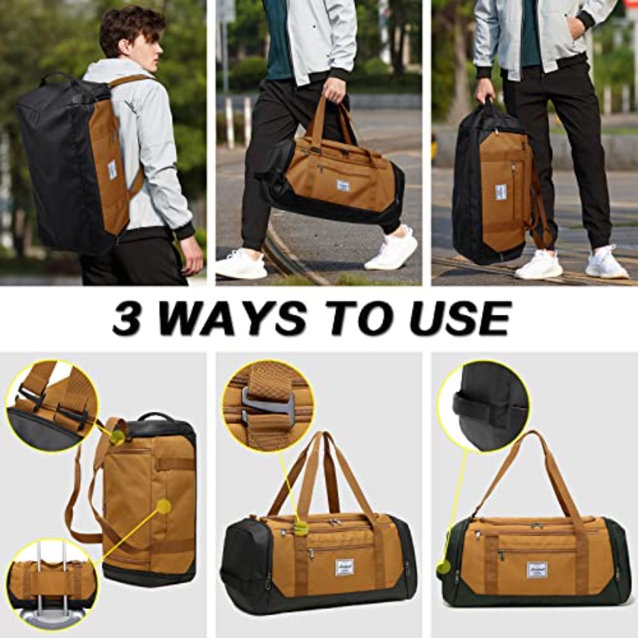 Tas Duffel Travel untuk pria 4 - Weekender Bag Duffle ulasan dan harga