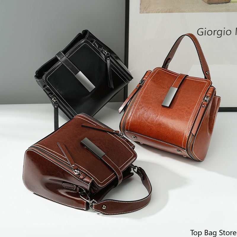Tas Selempang Kulit Asli untuk - Quiet Luxury Bags Crossbody ulasan dan harga