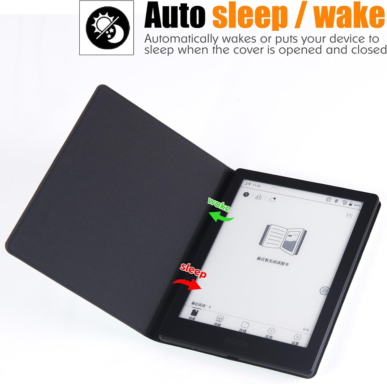 Casing untuk 2026 Onyx Boox Go - Briefcase Leather Slim ulasan dan harga