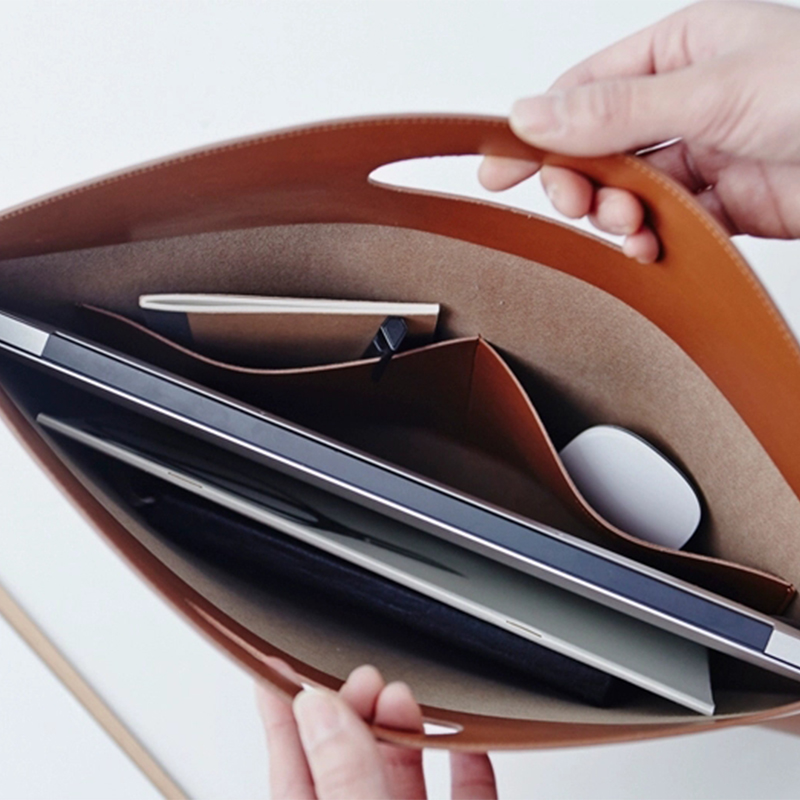 Tas Laptop inisial kustom desa - Briefcase Leather Slim ulasan dan harga