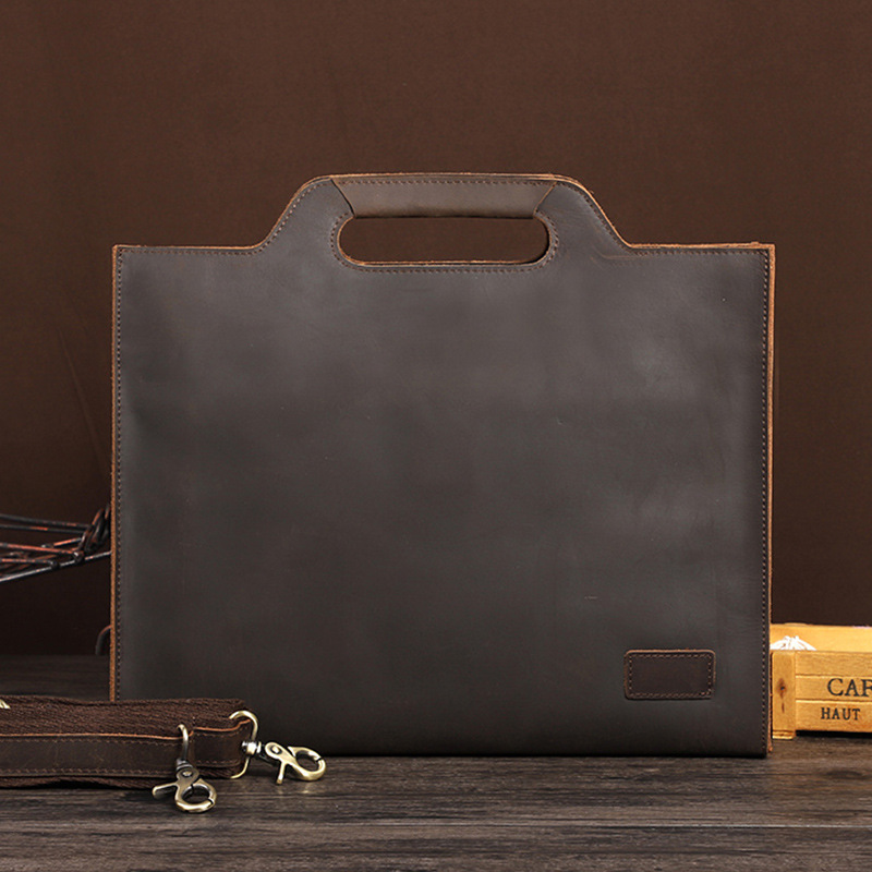 Newsbirds Tas Kantor Hitam Kul - Briefcase Leather Slim ulasan dan harga