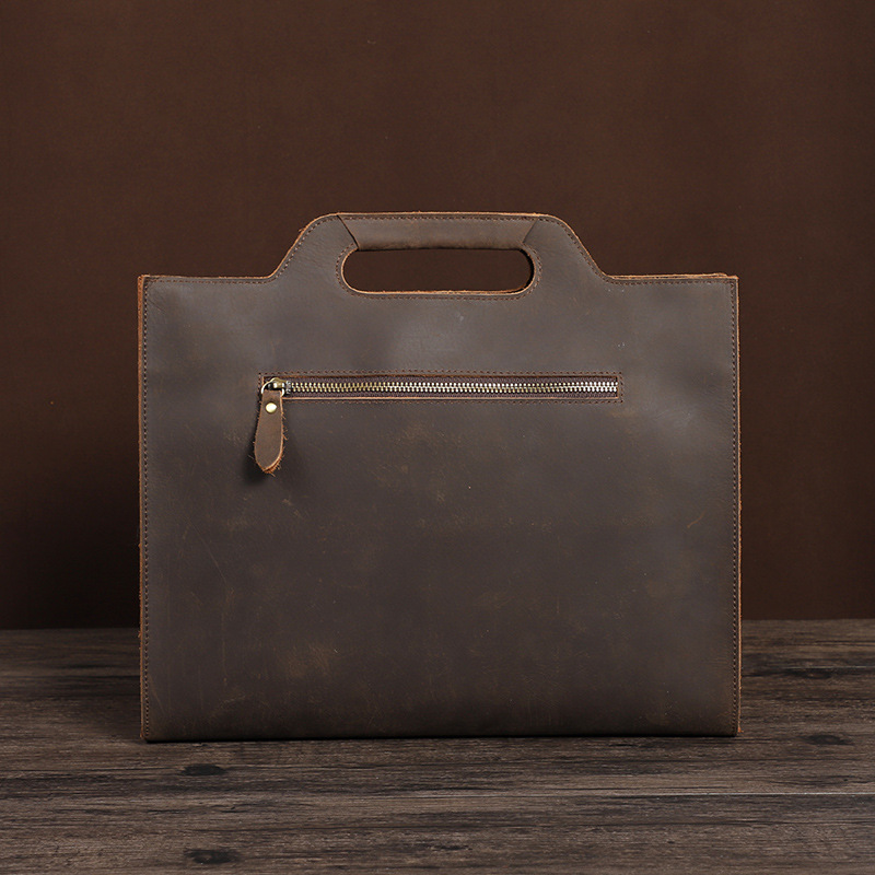 Newsbirds Tas Kantor Hitam Kul - Briefcase Leather Slim ulasan dan harga