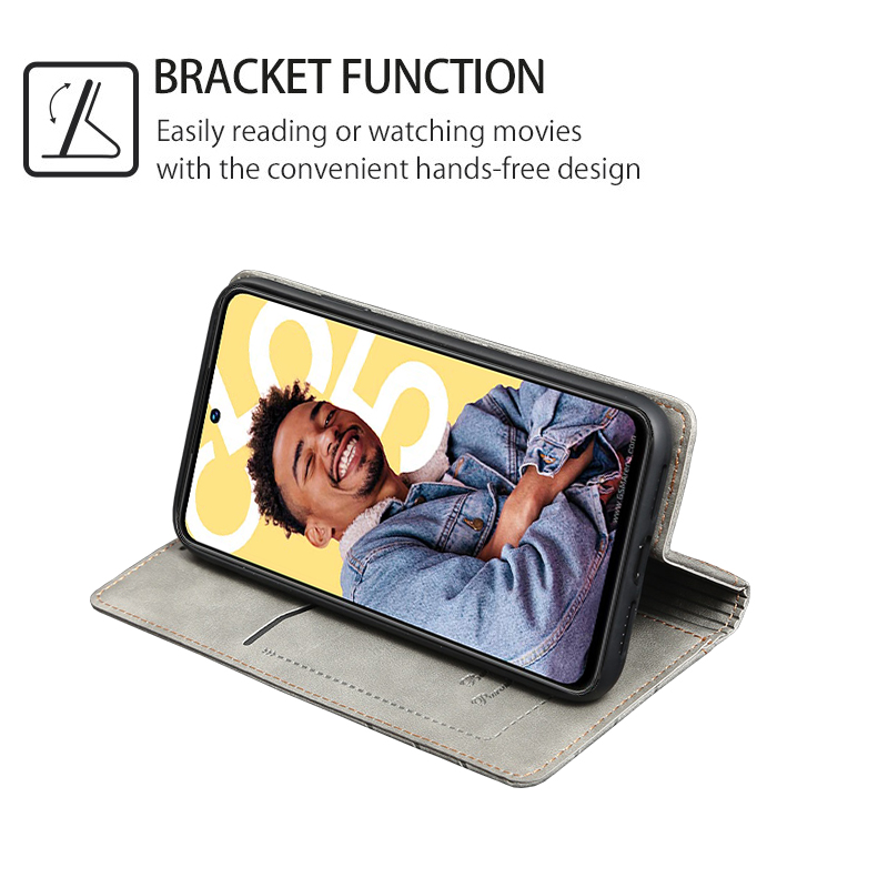 Casing Kulit Flip untuk Tecno  - Briefcase Leather Slim ulasan dan harga
