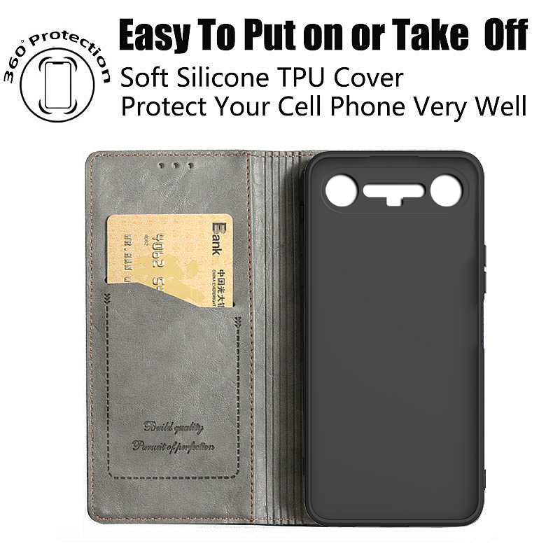 Casing Kulit Flip untuk Tecno  - Briefcase Leather Slim ulasan dan harga