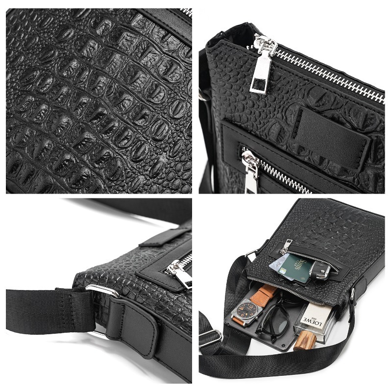Tas Selempang Pria Kulit Buaya - Luxury Bags Sling ulasan dan harga