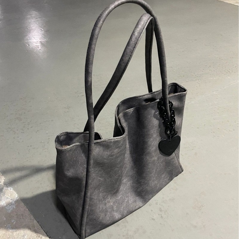 Tas jinjing berkapasitas besar - Bucket Bag Suede ulasan dan harga