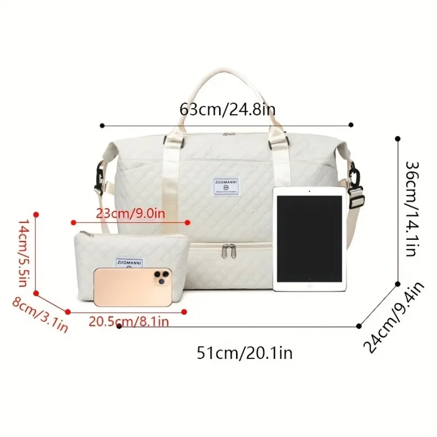 Set 2 Buah Tas Ransel Travel K - Weekender Bag Duffle ulasan dan harga