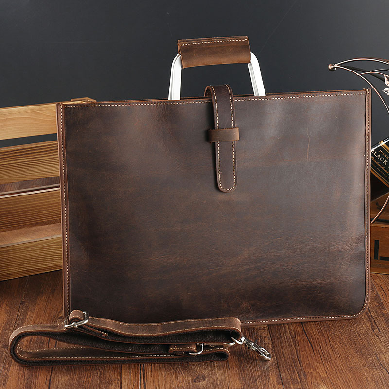 Tas Kantor Kulit Kuda Gila Gan - Briefcase Leather Slim ulasan dan harga