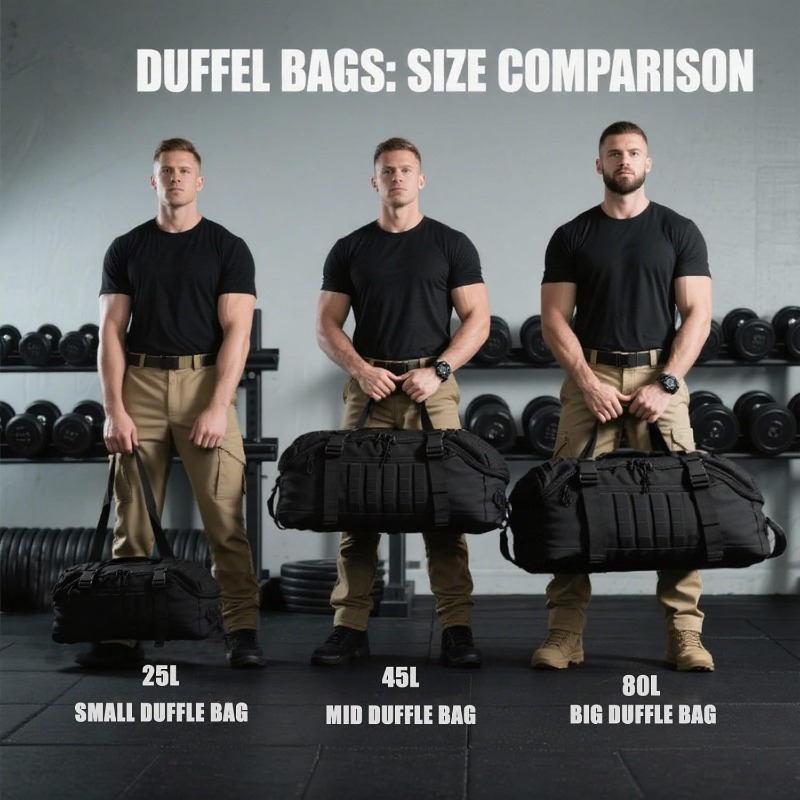 LQARMY 25L 45L 80L Tas Travel  - Weekender Bag Duffle ulasan dan harga