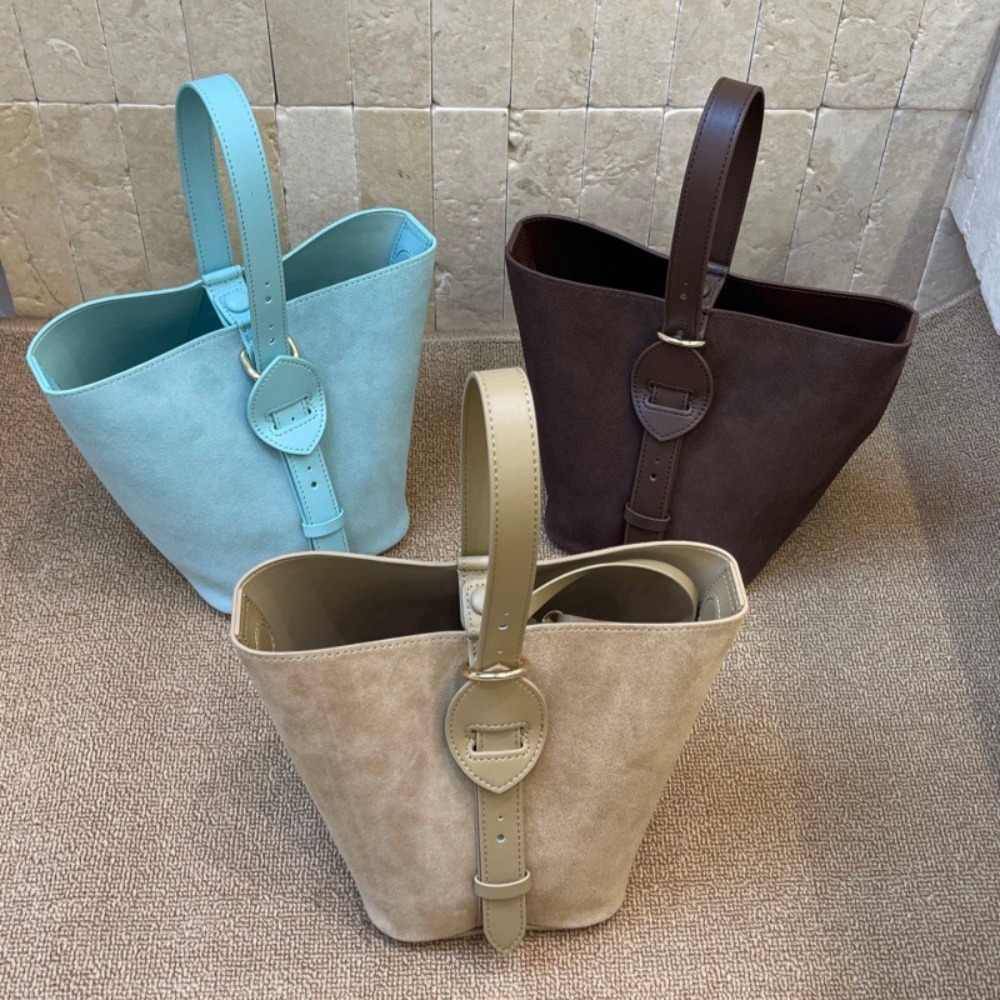 Tas Selempang Suede Bernuansa  - Bucket Bag Suede ulasan dan harga