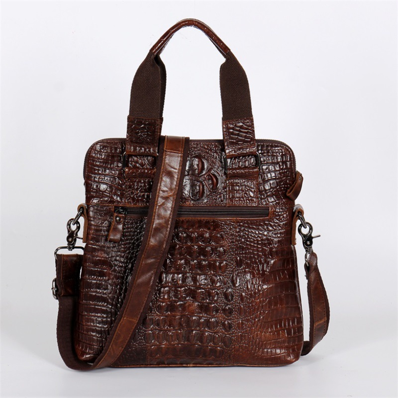 Tas Laptop Vertikal Slim Pria  - Briefcase Leather Slim ulasan dan harga